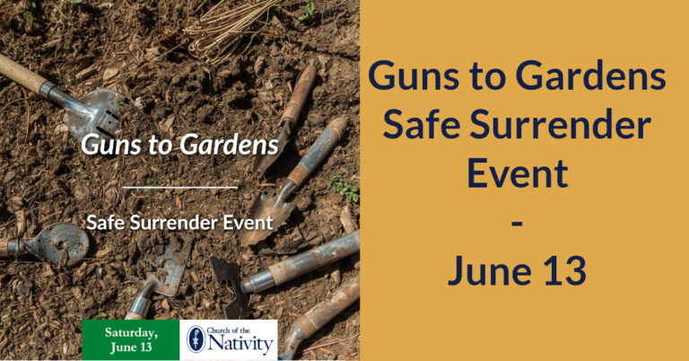 Guns to Gardens Safe Surrender Event