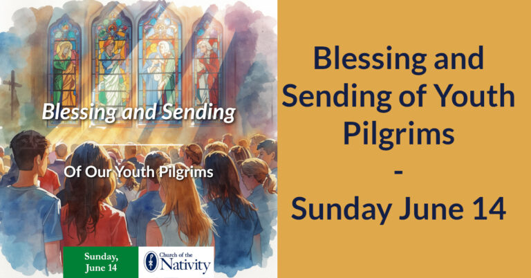 Blessing and Sending of Youth Pilgrims