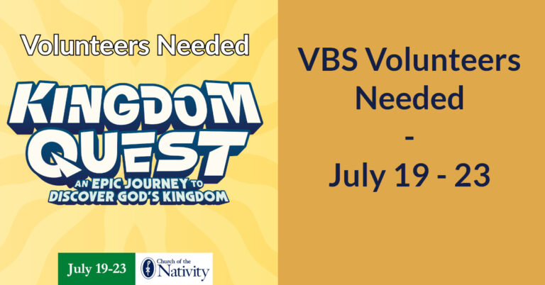 VBS Volunteers Needed