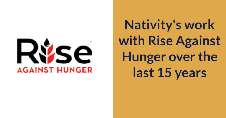 Nativity’s work with Rise Against Hunger over the last 15 years by Rene Garces