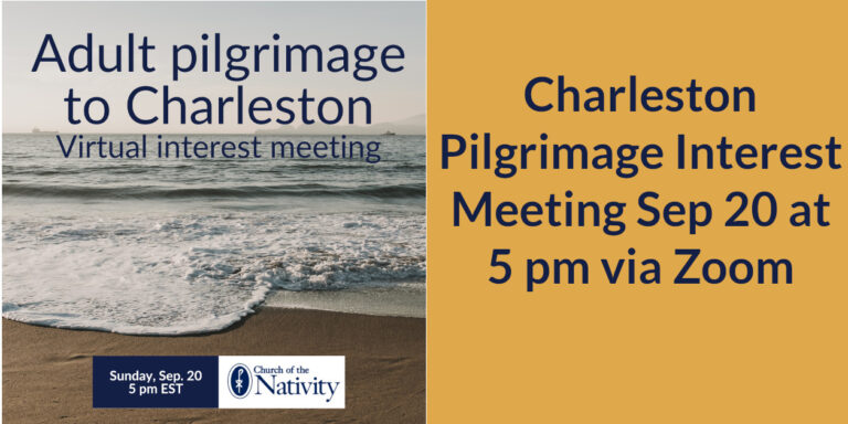 Charleston Pilgrimage Interest Meeting